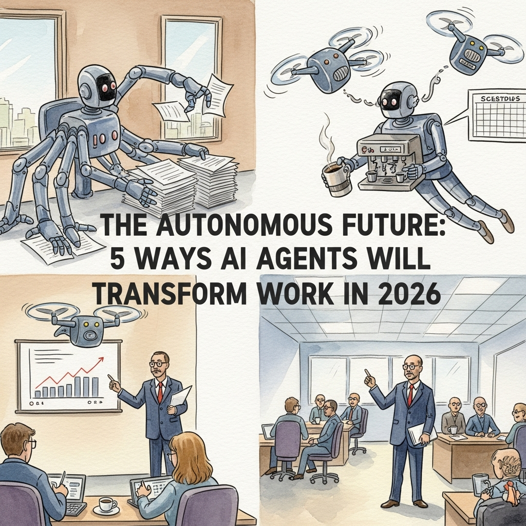 The Autonomous Future: 5 Ways AI Agents Will Transform Work in 2026